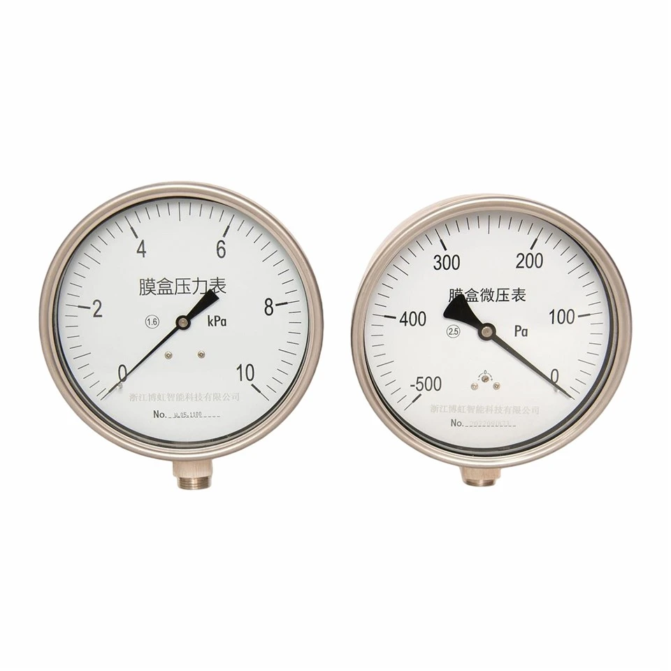 Low Pressure Capsule Pressure Gauge high quality