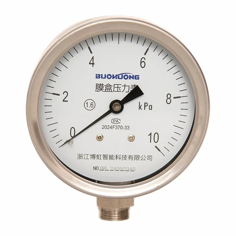 Low Pressure Capsule Pressure Gauge best